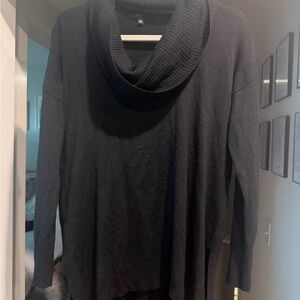 Women's Black Cowl Neck Sweater